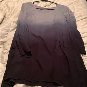 Loose ombré dress w pockets